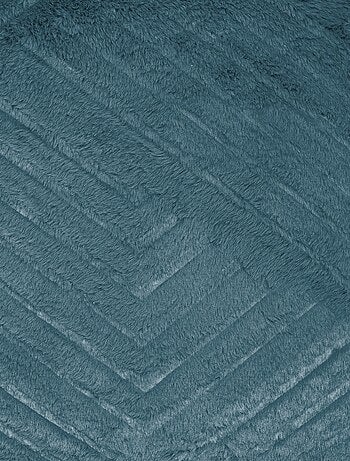 Coussin déhoussable - Effet imitation fourrure