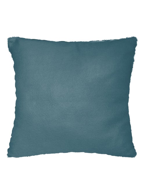 Coussin déhoussable  - Effet imitation fourrure - Kiabi