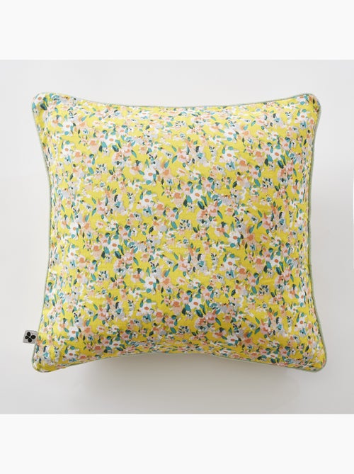 Coussin déhoussable - Gaze de coton - Passepoil - Manon - Kiabi