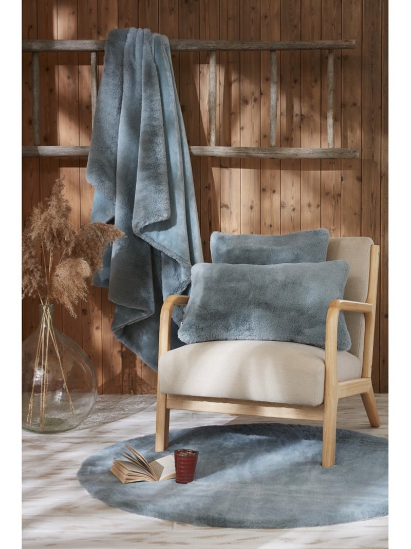 Coussin déhoussable - Ultra doux - Sven Bleu - Kiabi