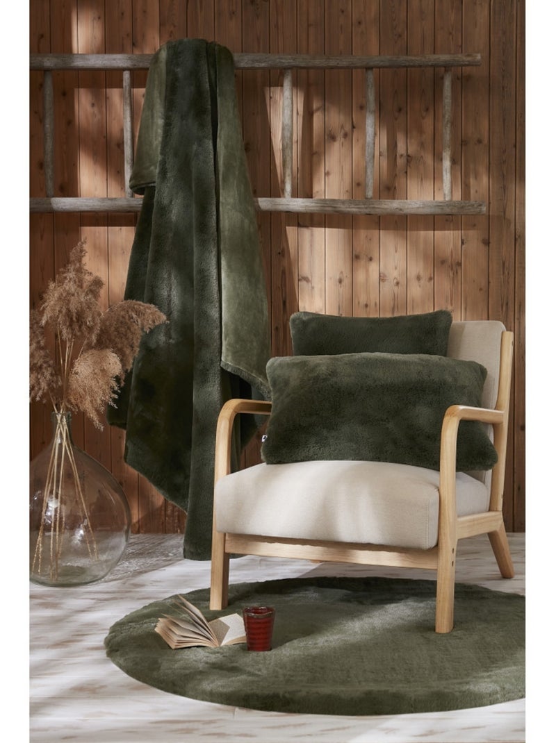 Coussin déhoussable - Ultra doux - Sven Kaki - Kiabi