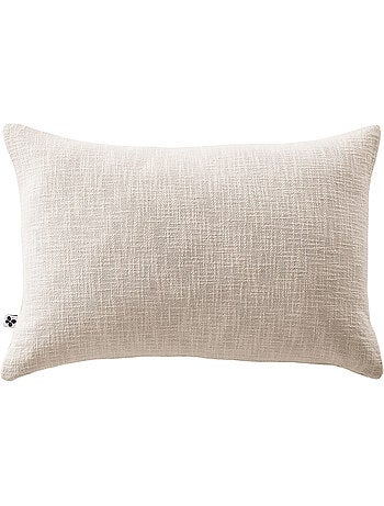 Coussin Déhoussable – 100 % Coton Texturé – Sixtine