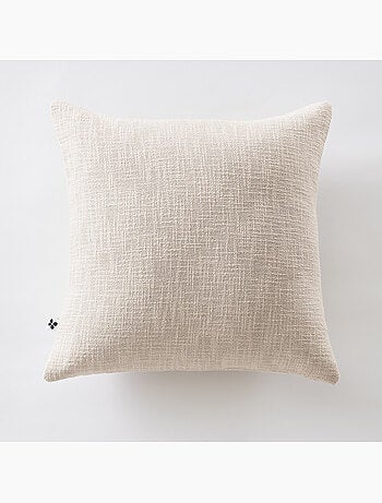 Coussin Déhoussable – 100 % Coton Texturé – Sixtine