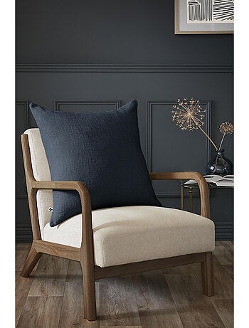 Coussin Déhoussable – 100 % Coton Texturé – Sixtine