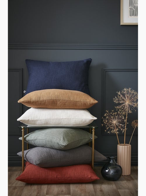 Coussin Déhoussable – 100 % Coton Texturé – Sixtine - Kiabi Coussin Déhoussable – 100 % Coton Texturé – Sixtine - Kiabi