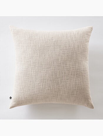 Coussin Déhoussable – 100 % Coton Texturé – Sixtine