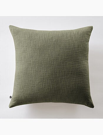 Coussin Déhoussable – 100 % Coton Texturé – Sixtine