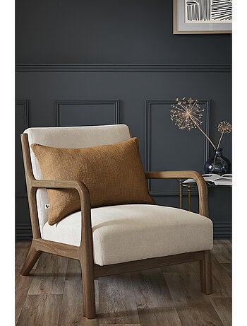 Coussin Déhoussable – 100 % Coton Texturé – Sixtine