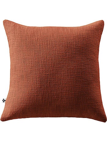 Coussin Déhoussable – 100 % Coton Texturé – Sixtine
