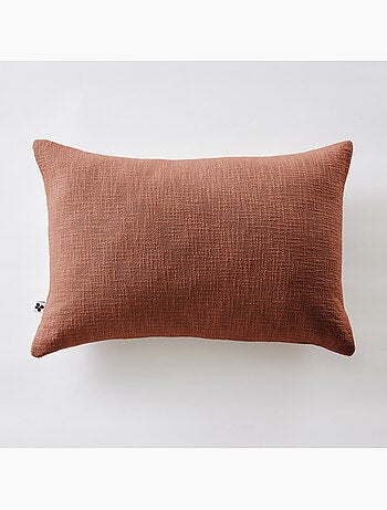 Coussin Déhoussable – 100 % Coton Texturé – Sixtine