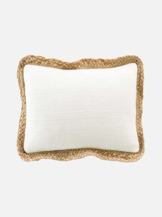 Coussin Déhoussable (30 x 50 cm) Akina Naturel, Coton & Polyester avec Jute