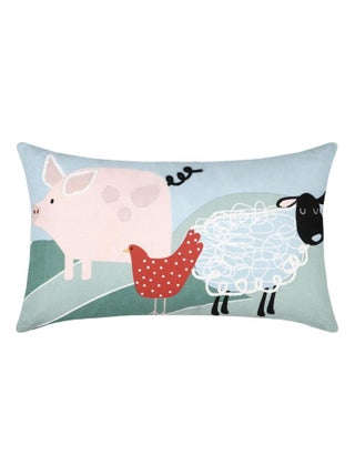 Coussin dehoussable 30 x 50 cm Les animaux de Tom