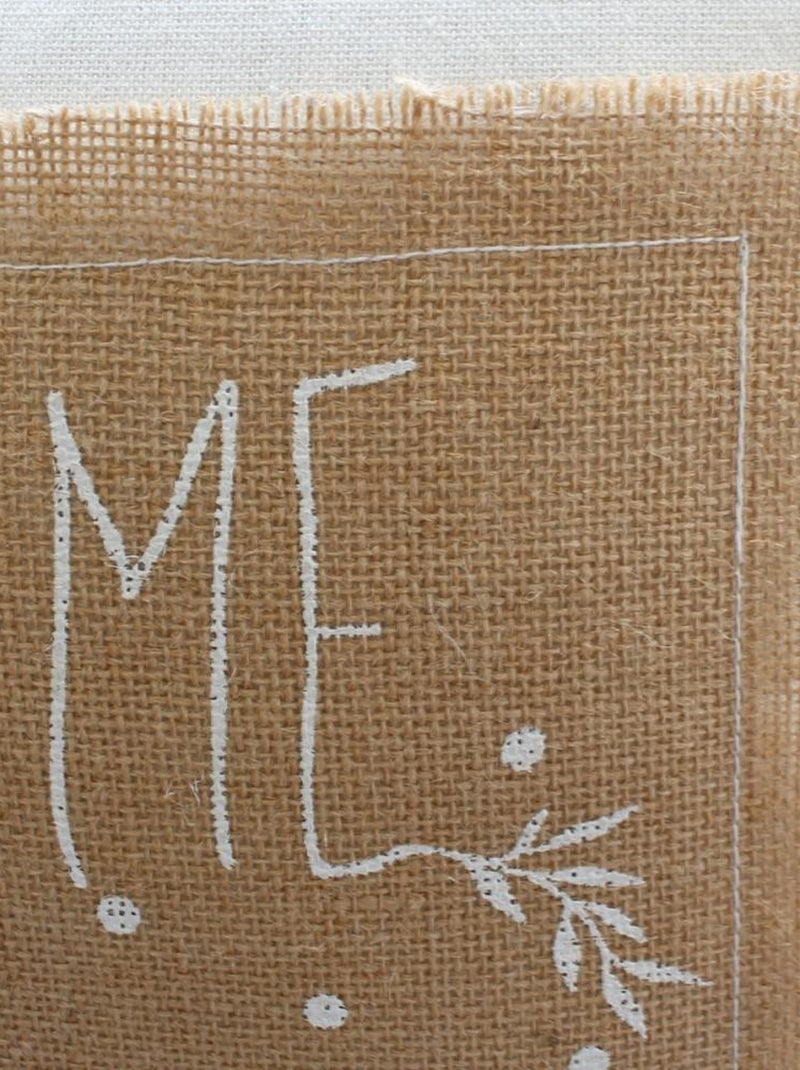 Coussin déhoussable 40x40 cm Héritage naturel Beige - Kiabi
