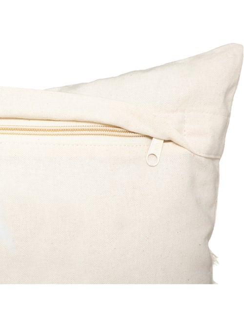 Coussin déhoussable à franges MACRA - Kiabi