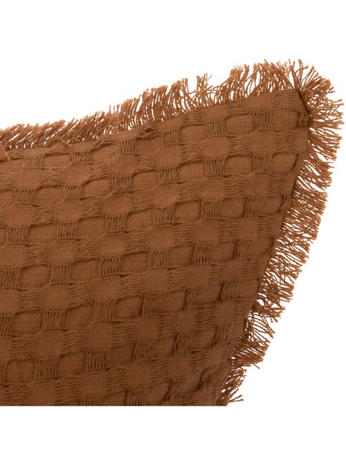 Coussin déhoussable à franges WIDDY - Kiabi