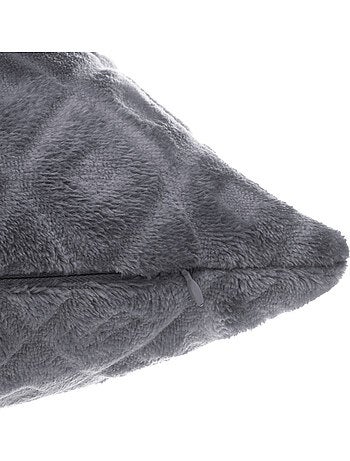 Coussin déhoussable à motifs losanges