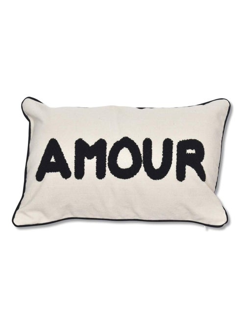 Coussin déhoussable AMOUR - Kiabi