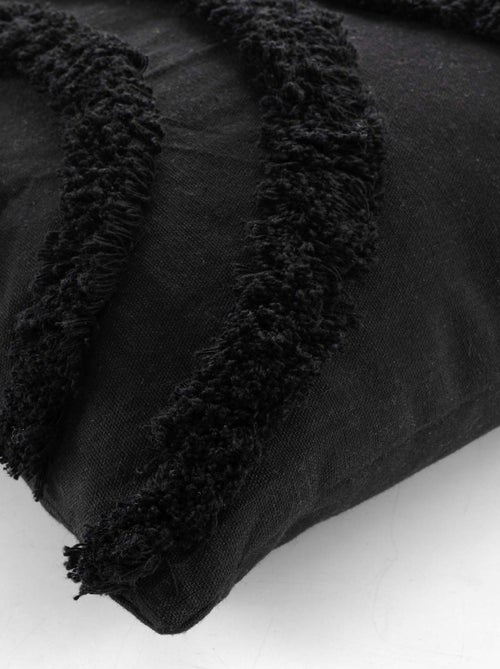 Coussin déhoussable aux motifs tuftés - Kiabi Coussin déhoussable aux motifs tuftés - Kiabi