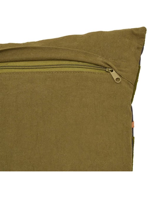 Coussin déhoussable avec broderies florales BELLISSIMA - Kiabi