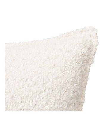 Coussin déhoussable bouclette rectangle