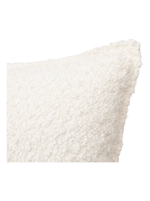 Coussin déhoussable bouclette rectangle - Kiabi Coussin déhoussable bouclette rectangle - Kiabi