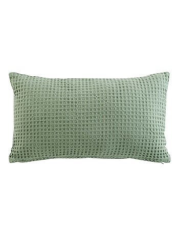Coussin dehoussable Collection Gaufrettes - Kiabi