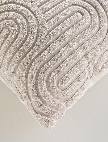 Coussin dehoussable compresse 45 x 45 cm velours devore pila Sans