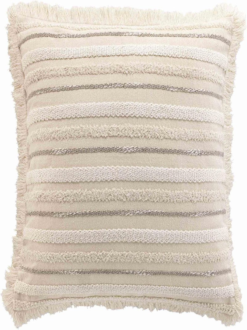 COUSSIN DÉHOUSSABLE COMPRESSE COTON TISSÉ ATLAS NATUREL Beige - Kiabi