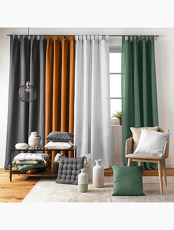 Coussin Déhoussable Compressé – Polyester Uni Essentiel