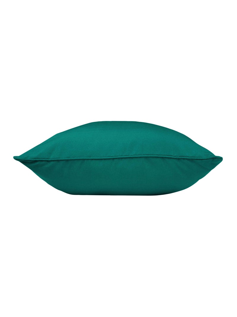 Coussin Déhoussable Compressé – Polyester Uni Essentiel Vert émeraude - Kiabi