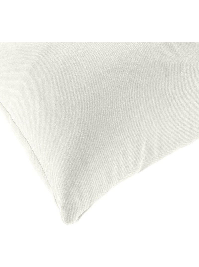 Coussin dehoussable coton/polyester recycle Twily Blanc - Kiabi