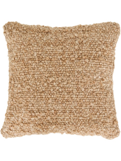 Coussin déhoussable effet laine volna - Kiabi Coussin déhoussable effet laine volna - Kiabi