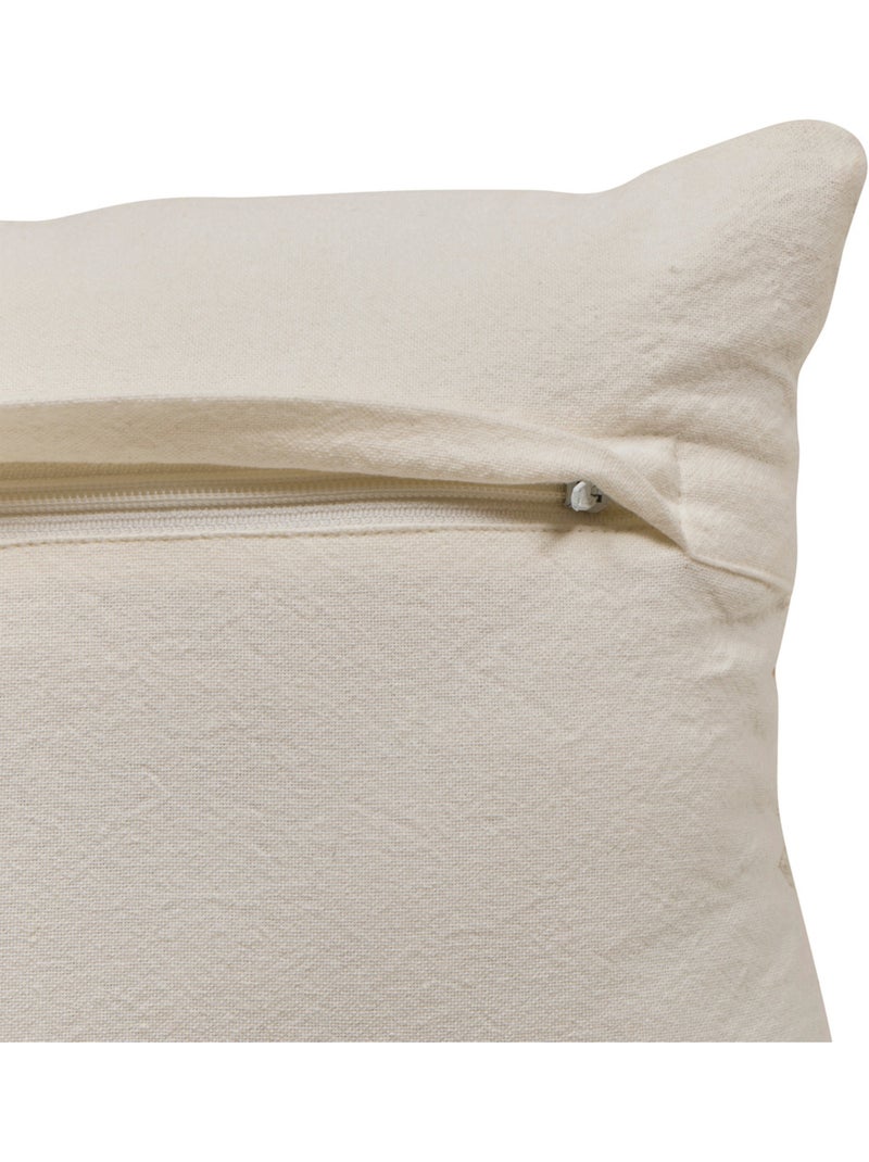 Coussin déhoussable en bouclette OZEL Ivoire - Kiabi