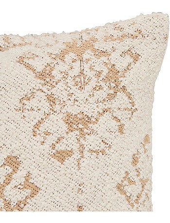 Coussin déhoussable en bouclette OZEL