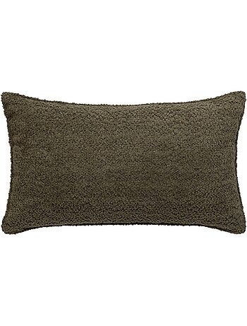 Coussin déhoussable en bouclette SOANA