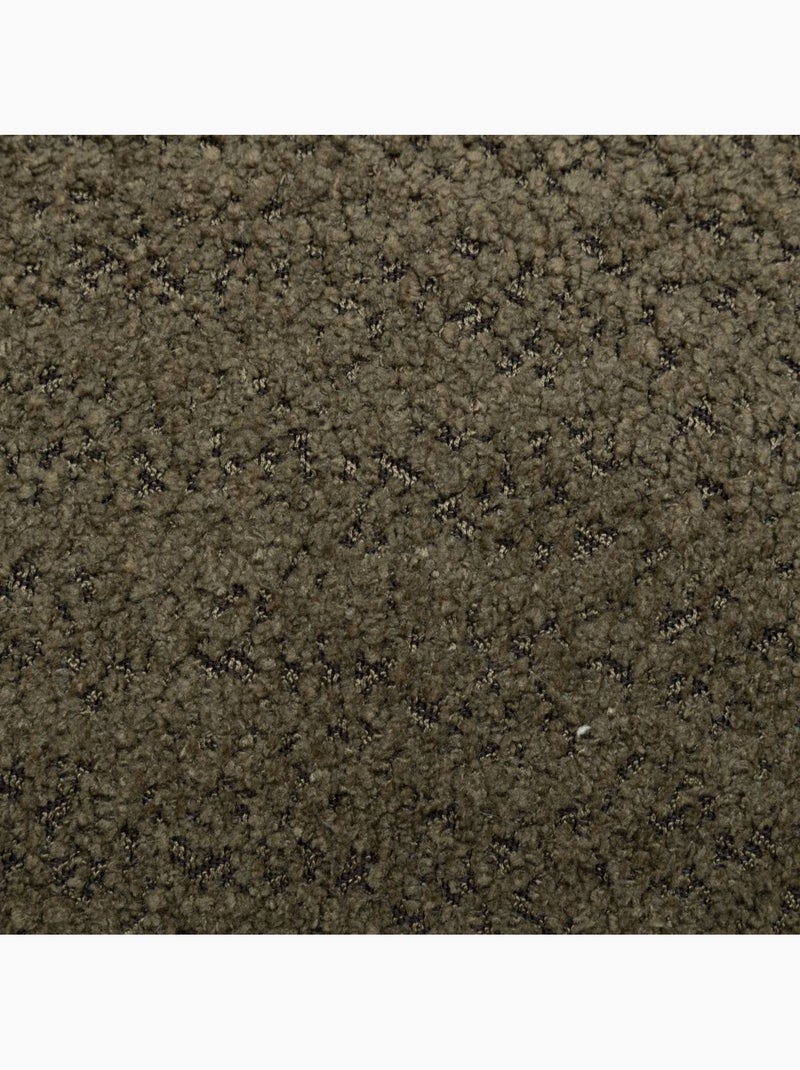 Coussin déhoussable en bouclette SOANA Kaki - Kiabi