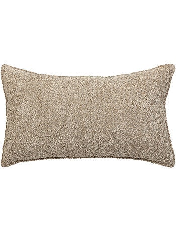 Coussin déhoussable en bouclette SOANA