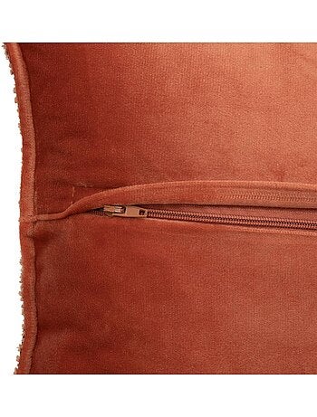 Coussin déhoussable en bouclette SOANA