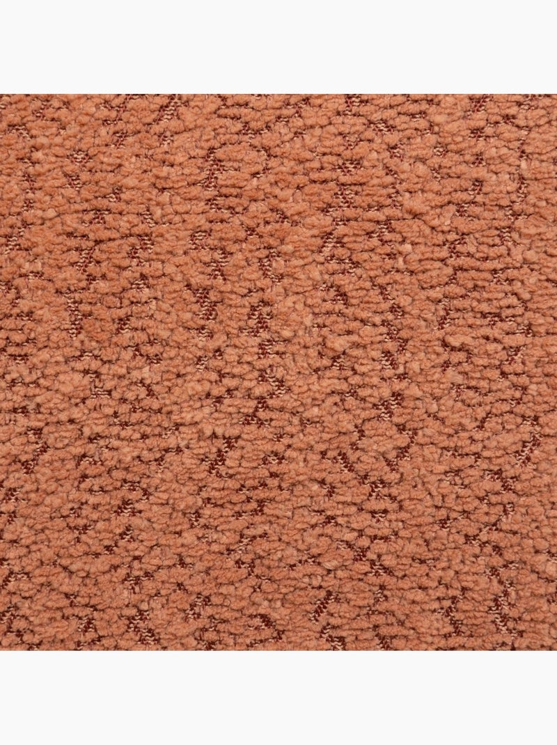 Coussin déhoussable en bouclette soana Terracotta - Kiabi