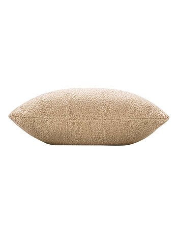 Coussin déhoussable en bouclette unie BELI
