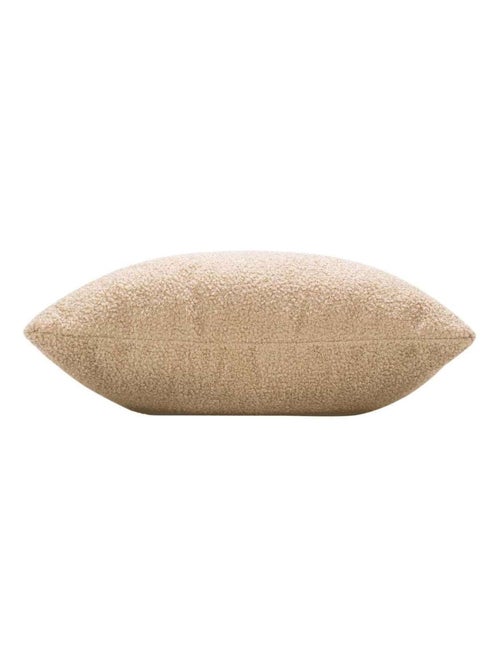Coussin déhoussable en bouclette unie BELI - Kiabi