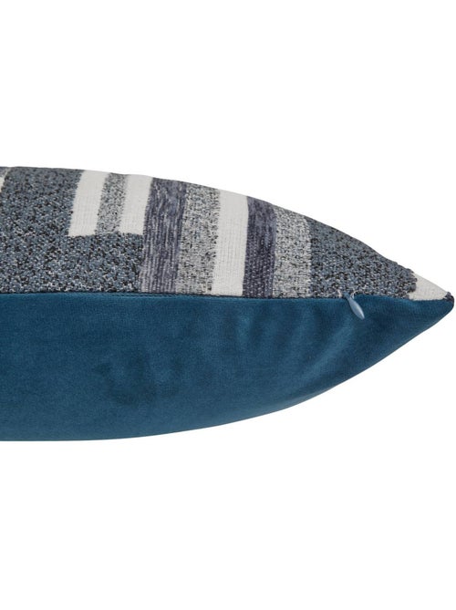 Coussin déhoussable en chenille CALIX - Kiabi