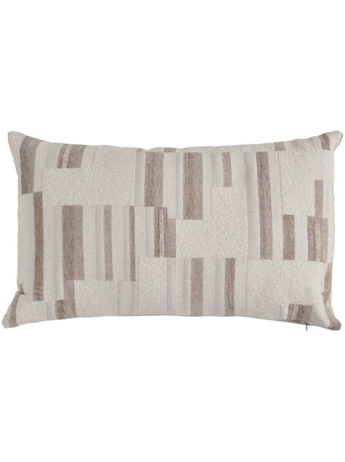 Coussin déhoussable en chenille CALIX - Kiabi