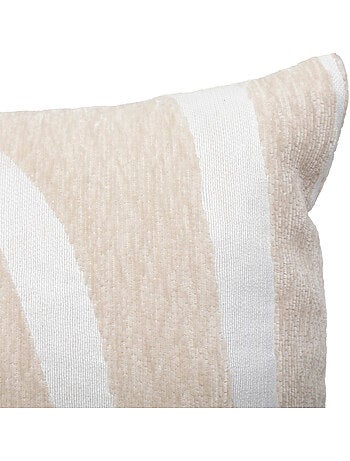 Coussin déhoussable en chenille jacquard MADINI