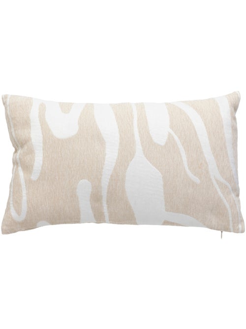 Coussin déhoussable en chenille jacquard MADINI - Kiabi