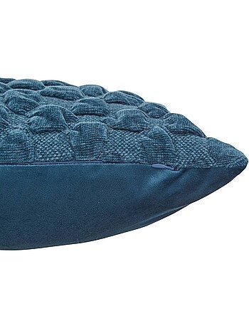 Coussin déhoussable en chenille nova