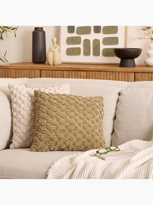 Coussin déhoussable en chenille NOVA - Kiabi Coussin déhoussable en chenille NOVA - Kiabi