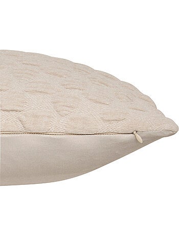 Coussin déhoussable en chenille NOVA