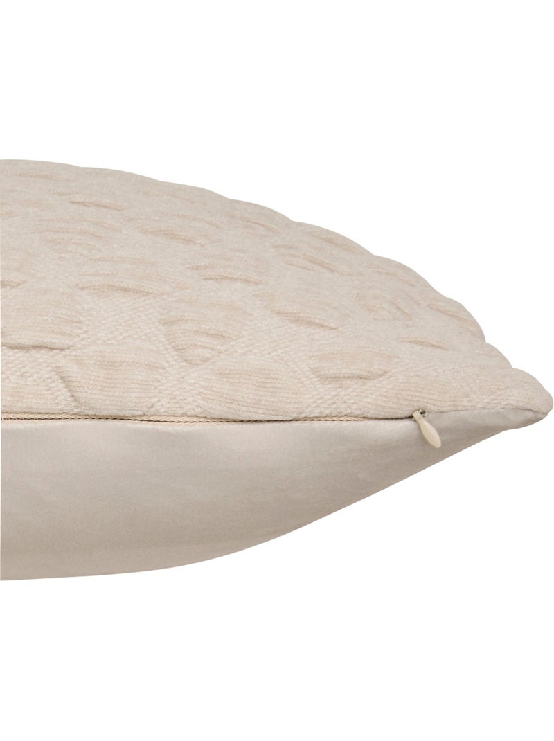 Coussin déhoussable en chenille NOVA Lin - Kiabi