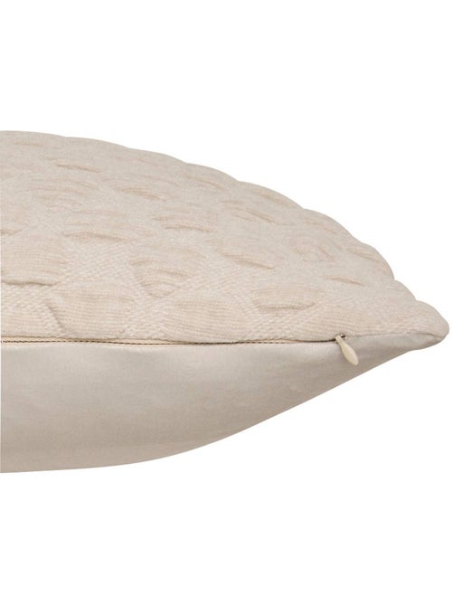Coussin déhoussable en chenille NOVA - Kiabi